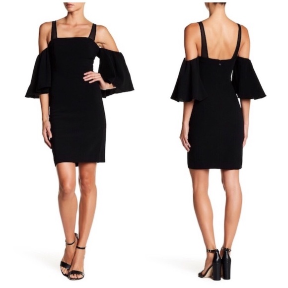 CINQ A SEPT Monroe Cold Shoulder Dress - Picture 4 of 8